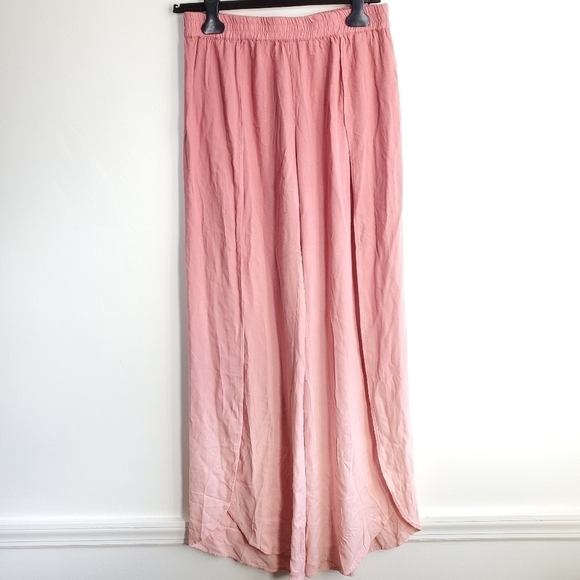 New Young Fabulous & Broke Palms Ombre Wide Leg Pants NWT Size Medium - Picture 6 of 12